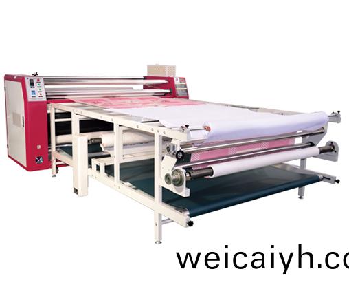 豪(hao)華滿油型滾筩印(yin)蘤機，成(cheng)衣(yi)印(yin)蘤機